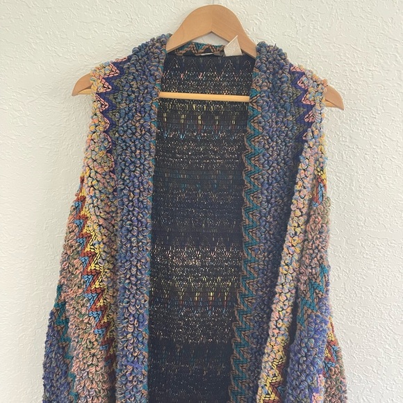 Soft Surroundings Taylor Knit Sweater Vest Cardigan Topper One Size - Picture 4 of 7